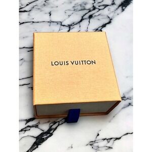 Louis Vuitton Box Small Gift Jewelry Wallet 3.5” x 3.5”x2” Pull Out Drawer​​​​​